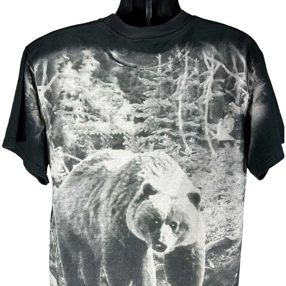 Vintage Vintage Nature Calls Grizzly Bear AOP Tee - image 4