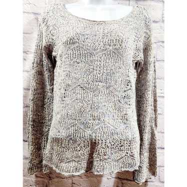 Other Maurices Gray Open Knit Long Sleeves Sweate… - image 1