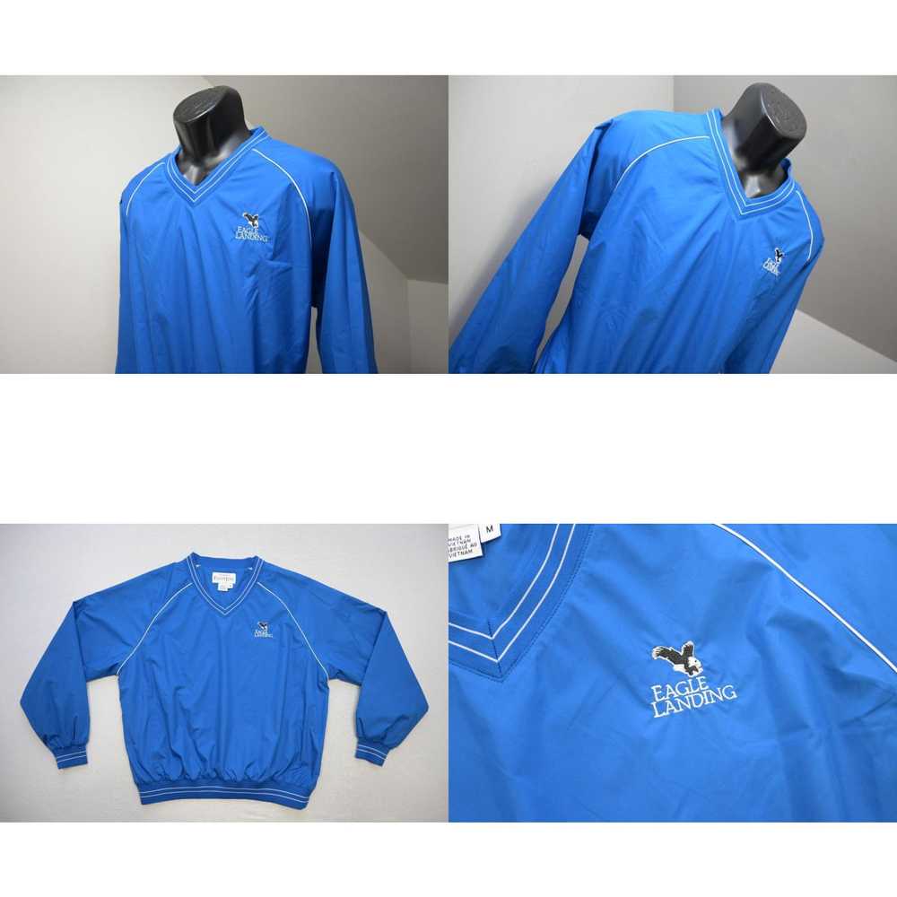 Footjoy FootJoy V Neck Windbreaker Golf Jacket Bl… - image 4