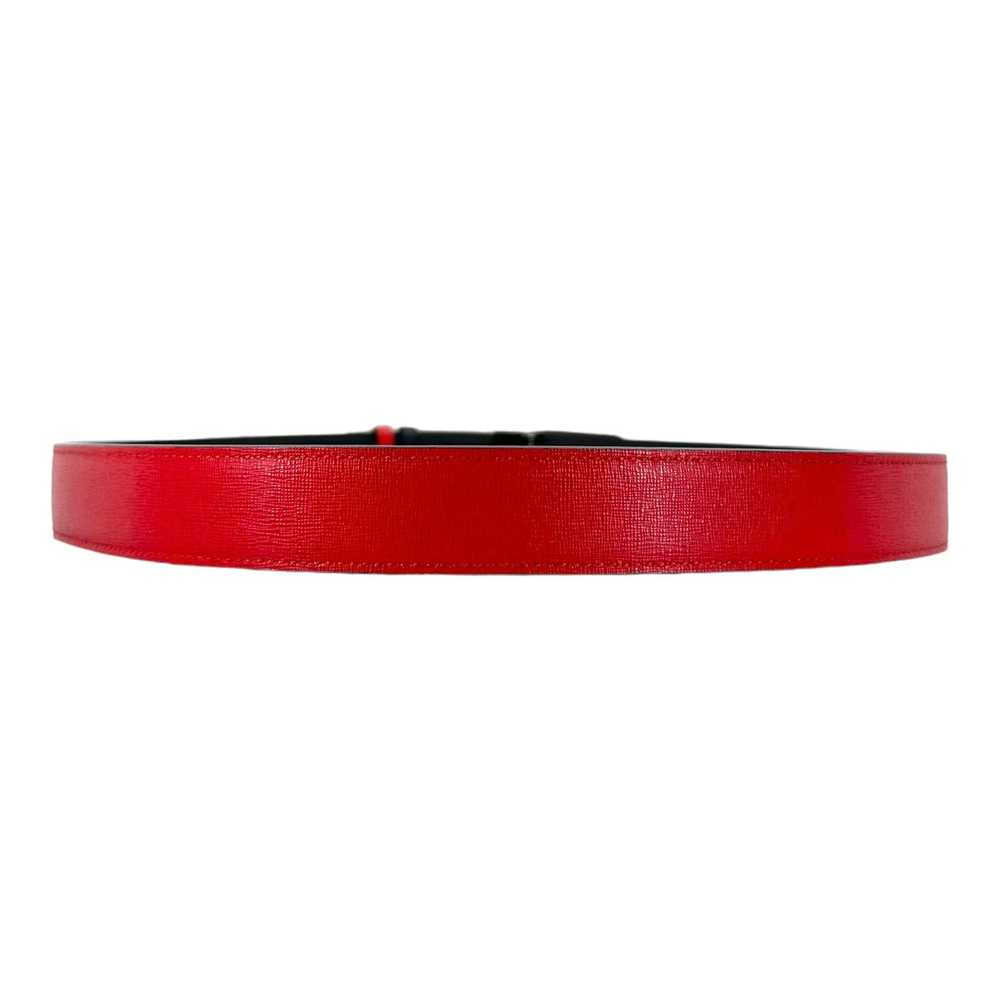 Fendi Monster Reversible Belt Black Red - image 2