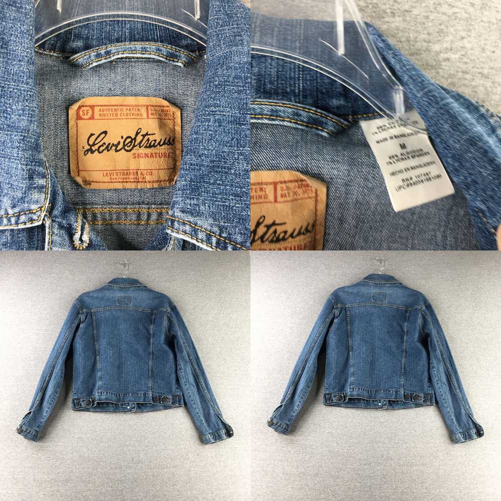 Levi's Levis Jacket Womens Medium Denim Trucker M… - image 4