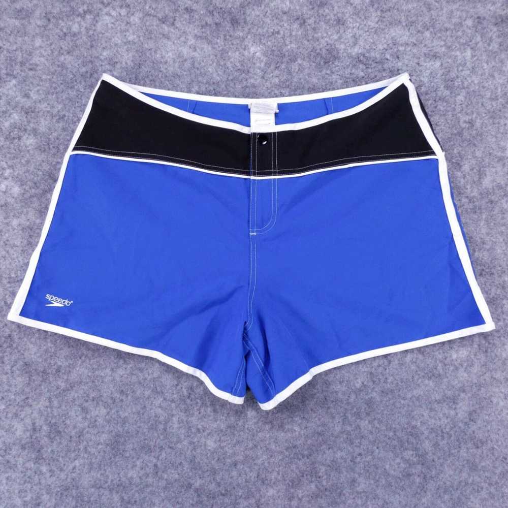 Speedo Speedo Swim Shorts Womens 12 Flat Front Zi… - image 1