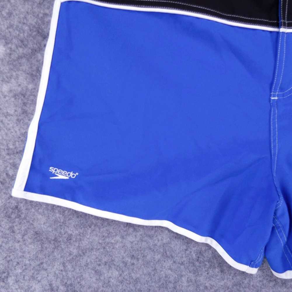 Speedo Speedo Swim Shorts Womens 12 Flat Front Zi… - image 3