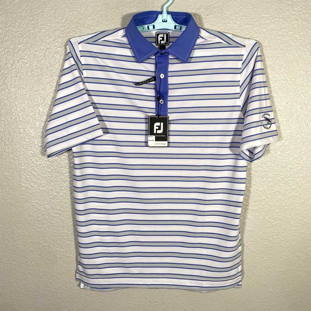 Footjoy Footjoy Polo Shirt Mens Medium White Athl… - image 1