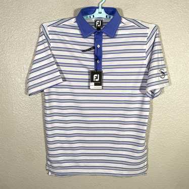 Footjoy Footjoy Polo Shirt Mens Medium White Athl… - image 1