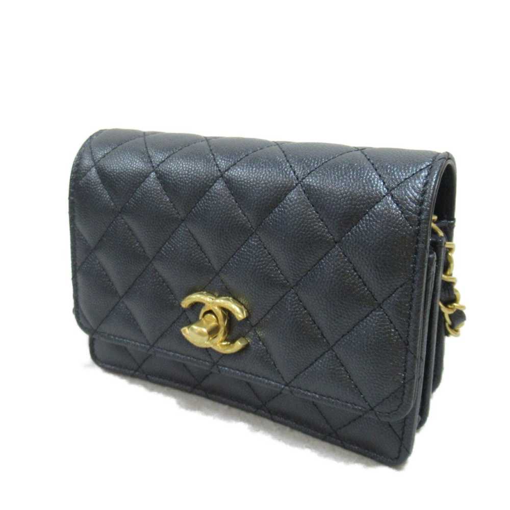 Chanel CHANEL Mini Matelasse Chain Wallet Shoulde… - image 3