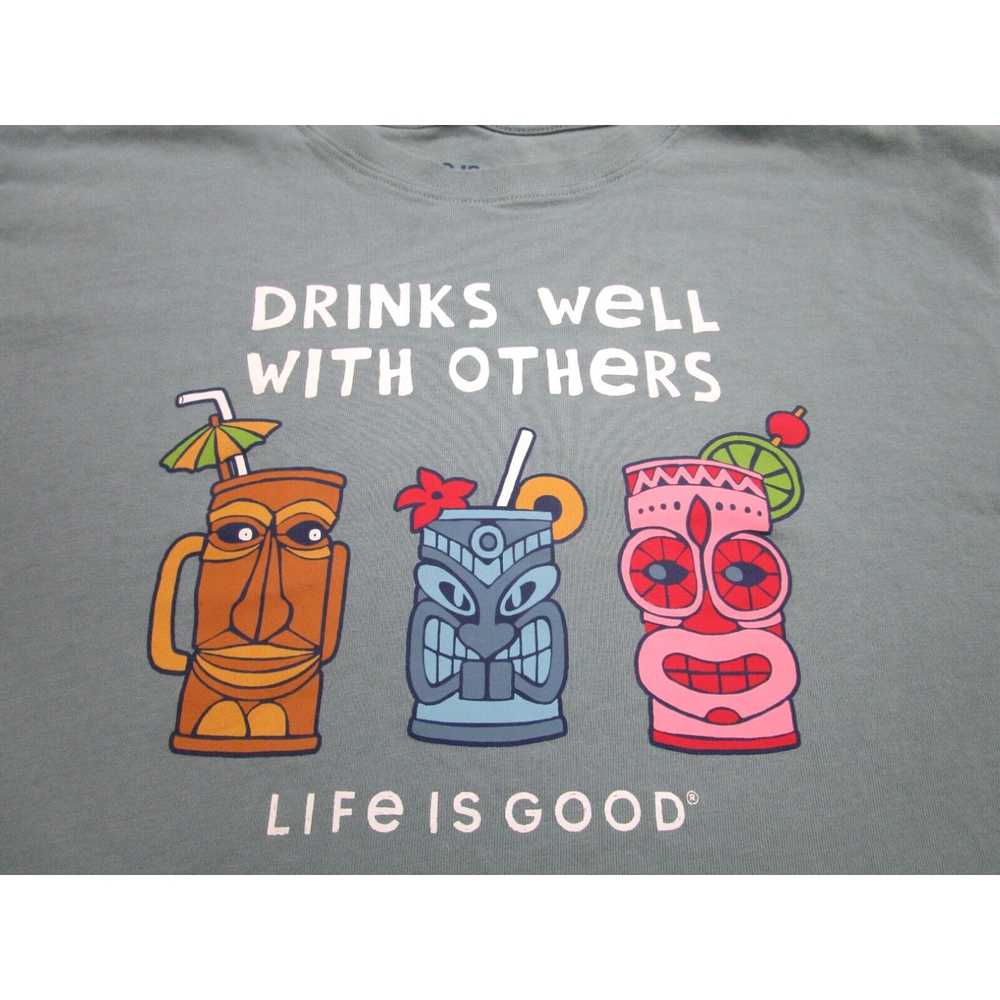 Life Is Good Life is Good Shirt Mens L Blue Crush… - image 3