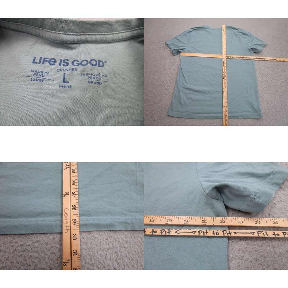 Life Is Good Life is Good Shirt Mens L Blue Crush… - image 4