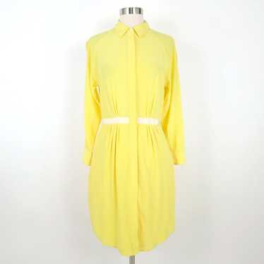 Vintage Band of Outsiders Silk Shirt Dress Womens… - image 1