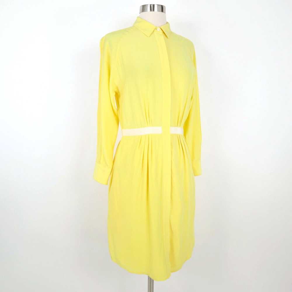 Vintage Band of Outsiders Silk Shirt Dress Womens… - image 3