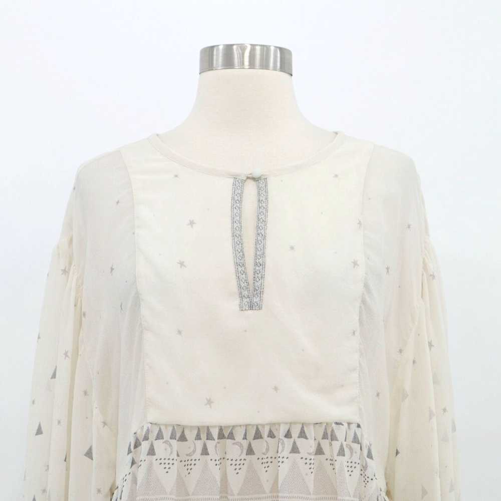 Joie Joie Silk Blouse Top Womens S Small Ivory Gr… - image 2