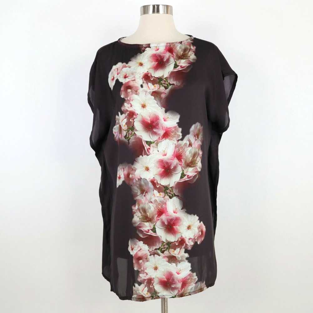 Pinko Bryn Walker Tunic Top Blouse S Small Floral… - image 1