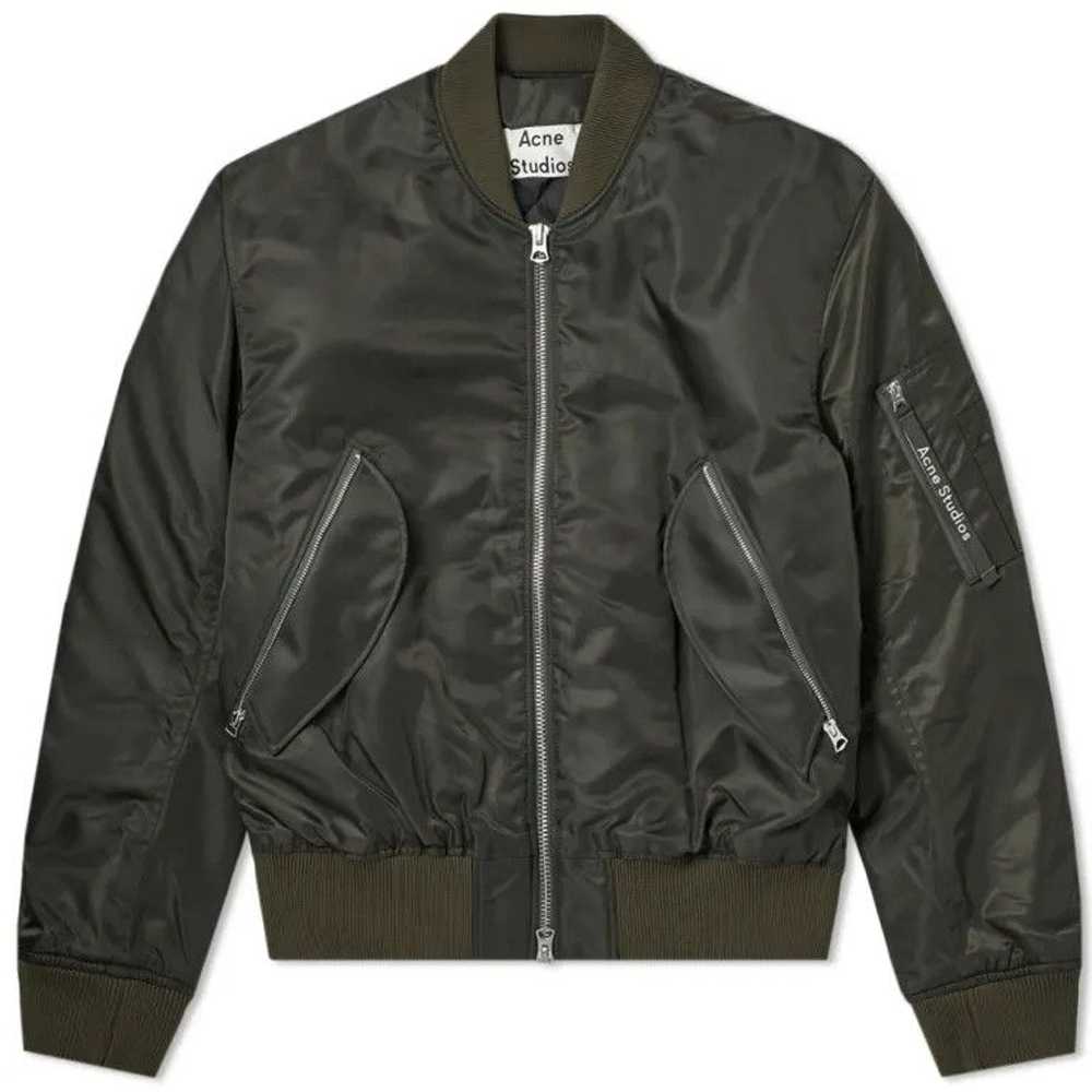 Acne Studios 48/M - Makio MA-1 Jacket - Forest Gr… - image 3