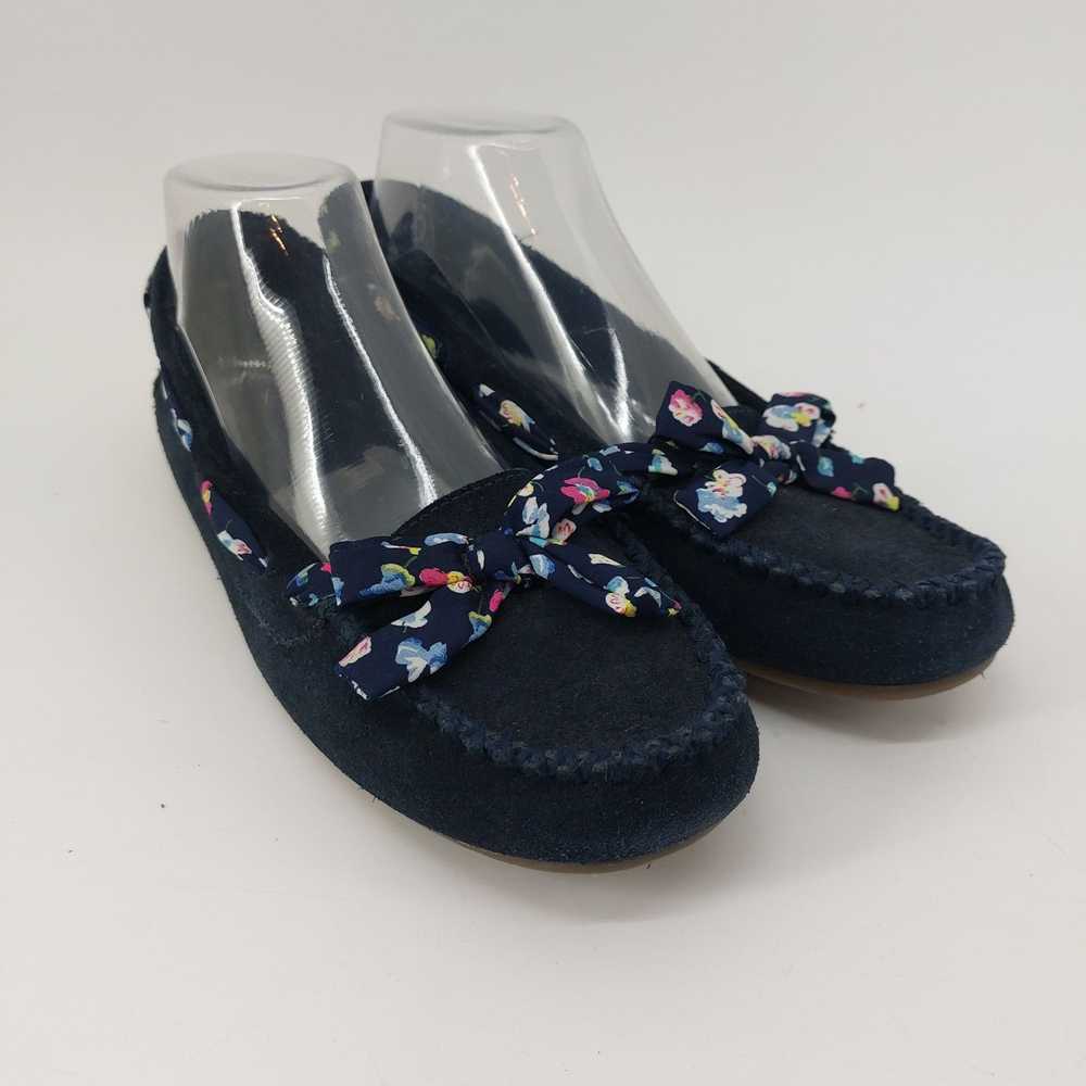 Minnetonka Minnetonka Moccasins Blue Suede 69595 … - image 10