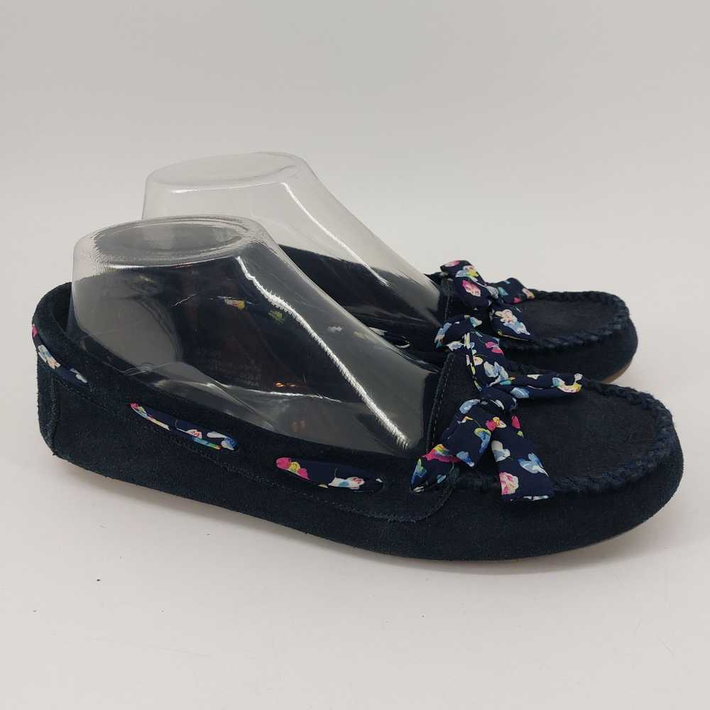 Minnetonka Minnetonka Moccasins Blue Suede 69595 … - image 11