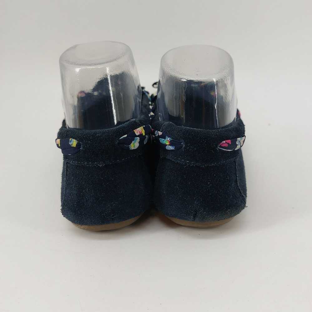 Minnetonka Minnetonka Moccasins Blue Suede 69595 … - image 7