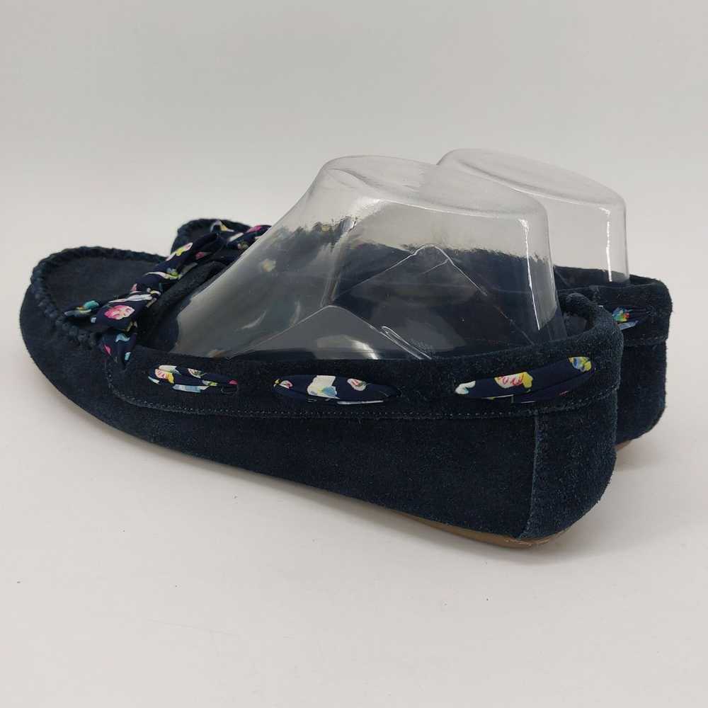 Minnetonka Minnetonka Moccasins Blue Suede 69595 … - image 8