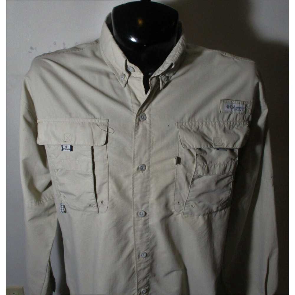 Vintage Men's COLUMBIA Sportswear Tan Vented Long… - image 2