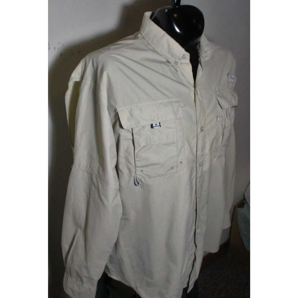 Vintage Men's COLUMBIA Sportswear Tan Vented Long… - image 3