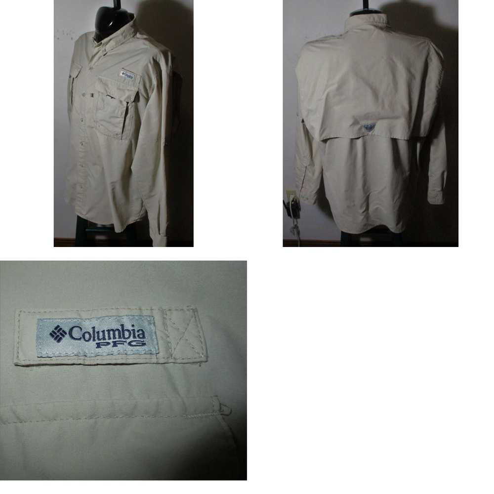 Vintage Men's COLUMBIA Sportswear Tan Vented Long… - image 4