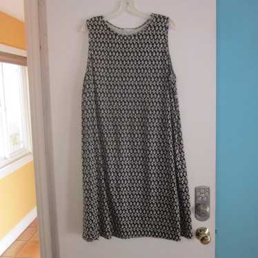 Eileen Fisher J. Jill Cotton A-Line Dress Size XL