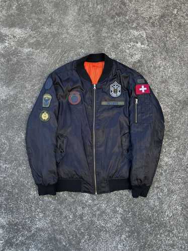 Military × Vintage Vintage MA 1 Reversible Bomber 