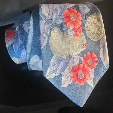 Leonard Paris Leonard Paris Floral Silk Tie Mens … - image 1