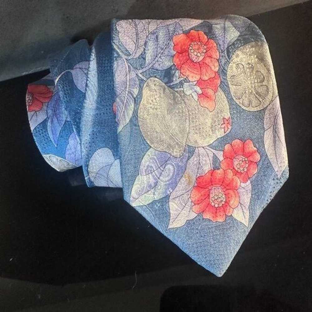 Leonard Paris Leonard Paris Floral Silk Tie Mens … - image 4