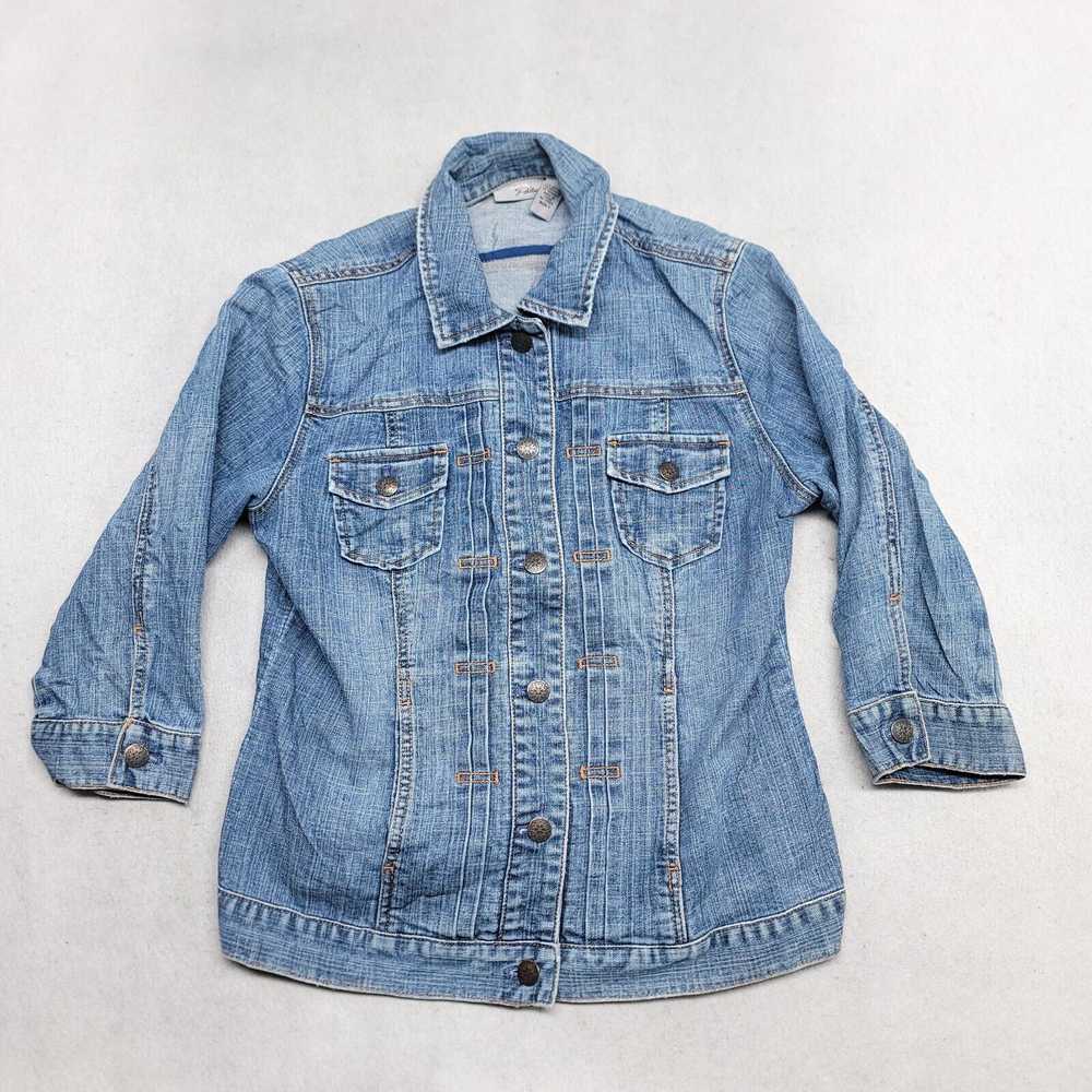 Chicos Chiccos Button Up Long Sleeve Jean Jacket … - image 2