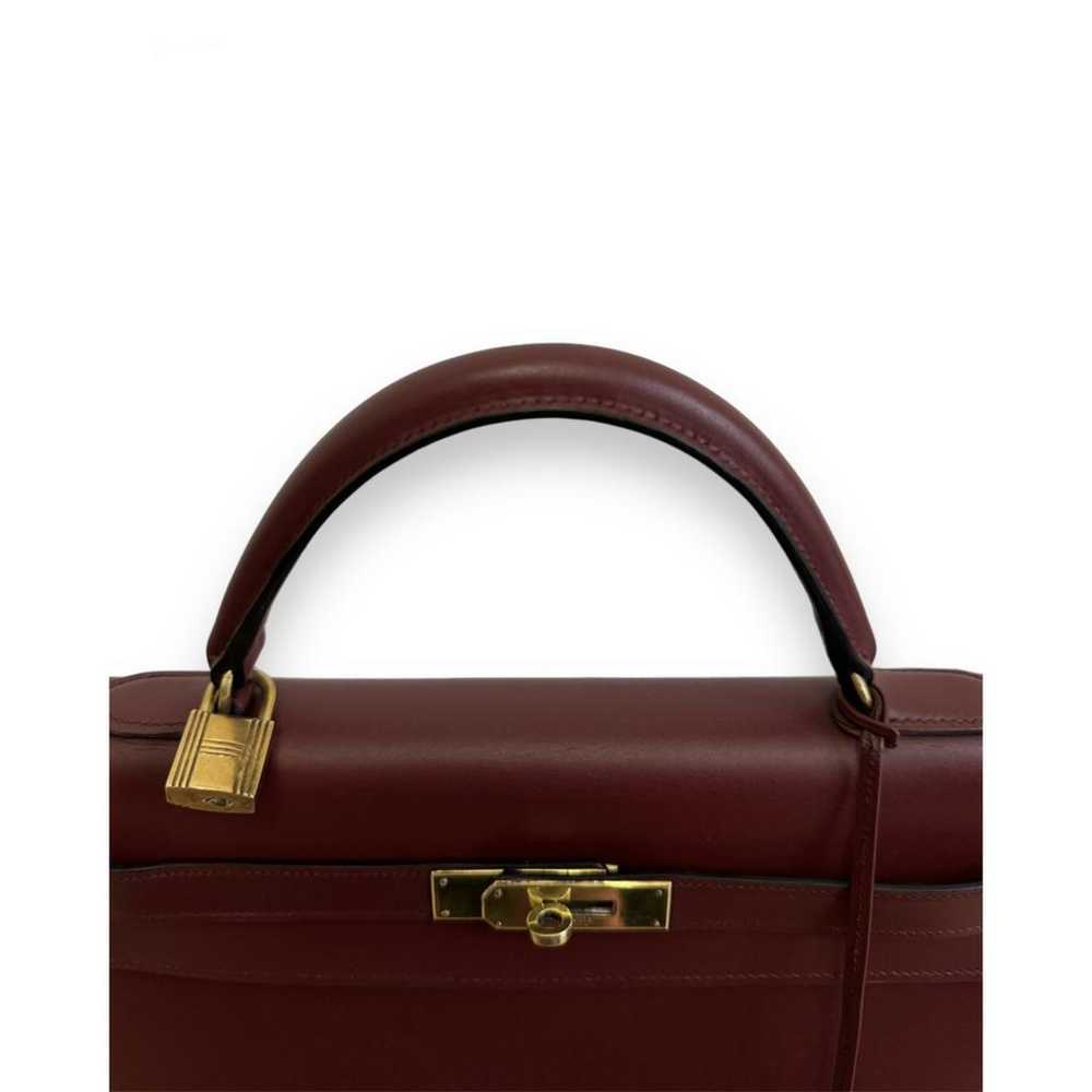 Hermès Kelly 32 leather handbag - image 8