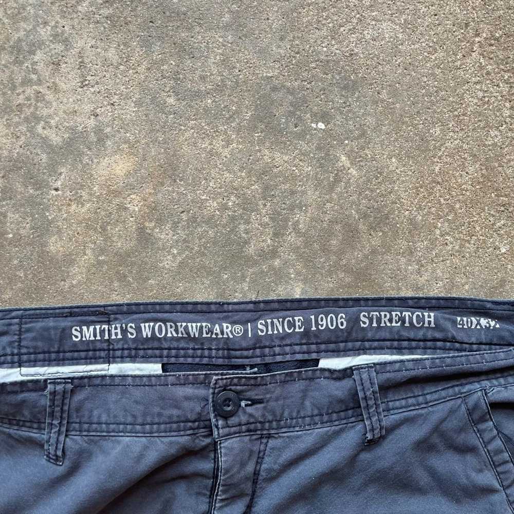 Streetwear × Vintage Smiths workwear blue stretch… - image 3