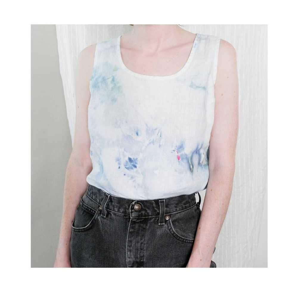 Karen Kane 90s hand dyed linen tank (XS/S) | Used… - image 1