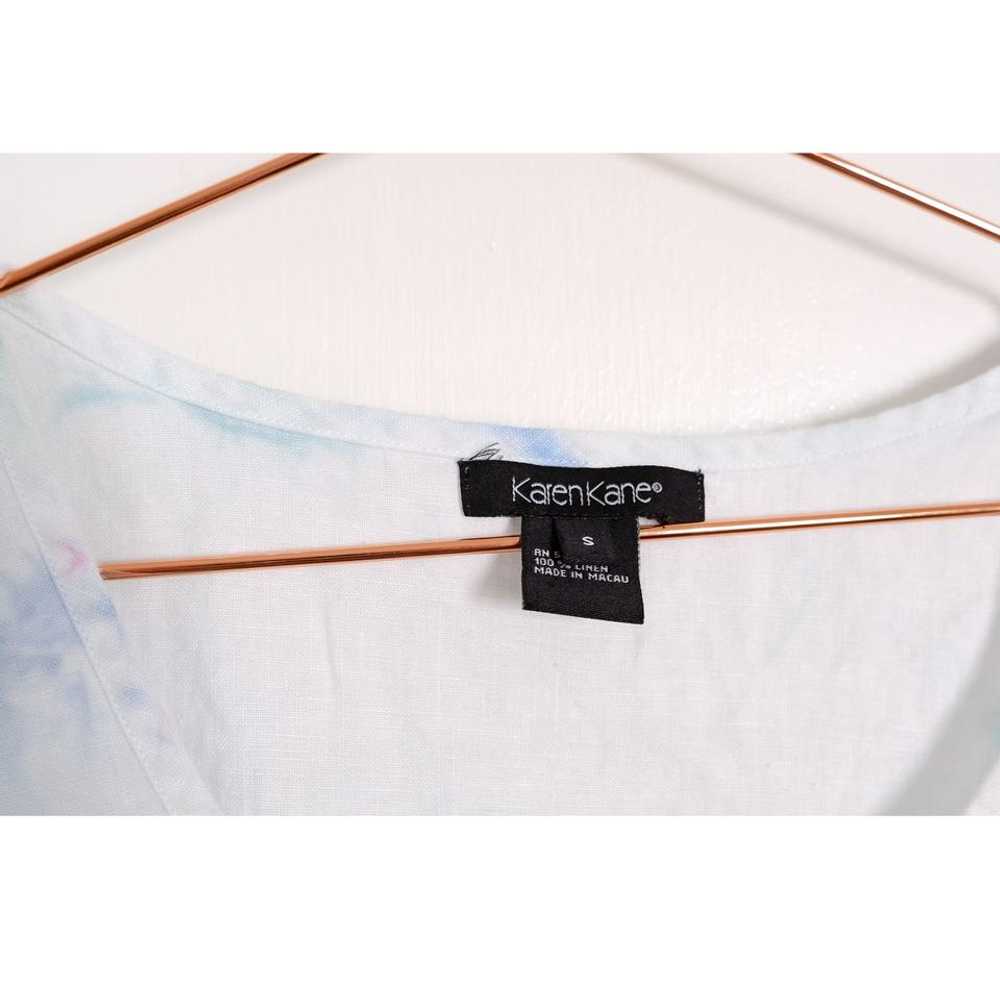 Karen Kane 90s hand dyed linen tank (XS/S) | Used… - image 4