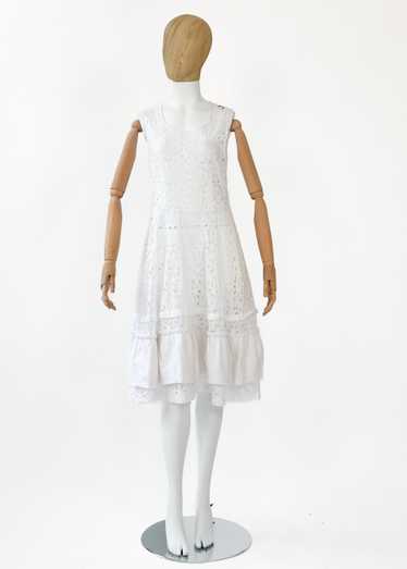 Comme des Garcons Eyelet Cotton Dress