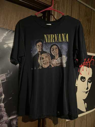 Other Vintage Extremely Distressed Nirvana Tee - image 1