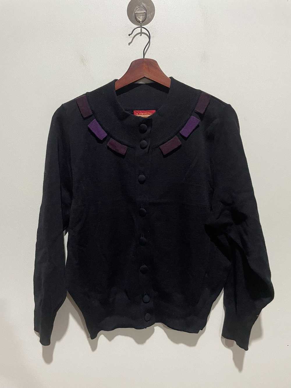 Designer × Lancel × Vintage Lancel Black Sweater - image 1