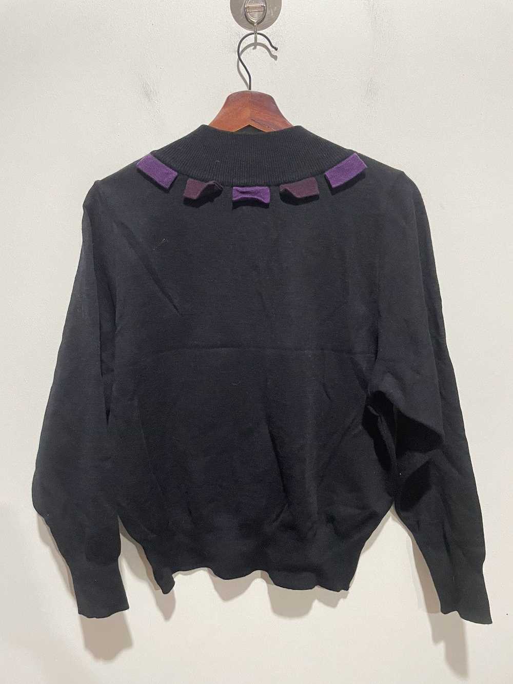 Designer × Lancel × Vintage Lancel Black Sweater - image 2