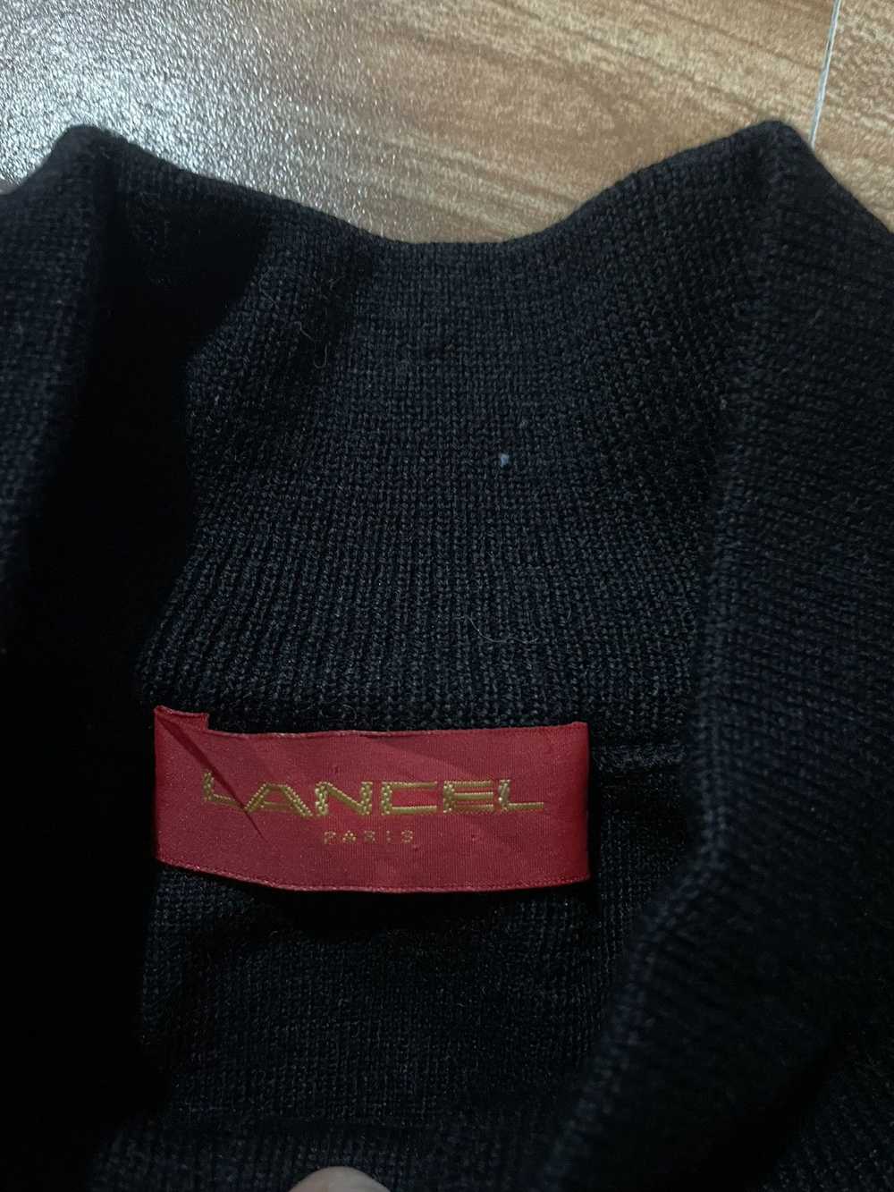 Designer × Lancel × Vintage Lancel Black Sweater - image 4