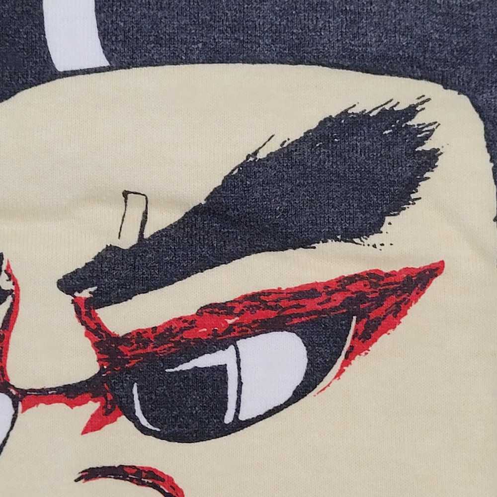 Vintage Osaka Japan Kabuki Mask Tee Medium 20x27 … - image 11