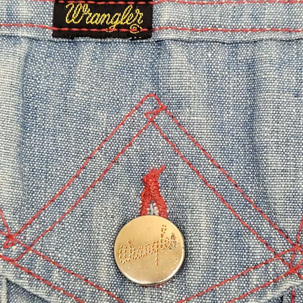 Wrangler Vintage Wrangler Denim Jacket Womens Lar… - image 10