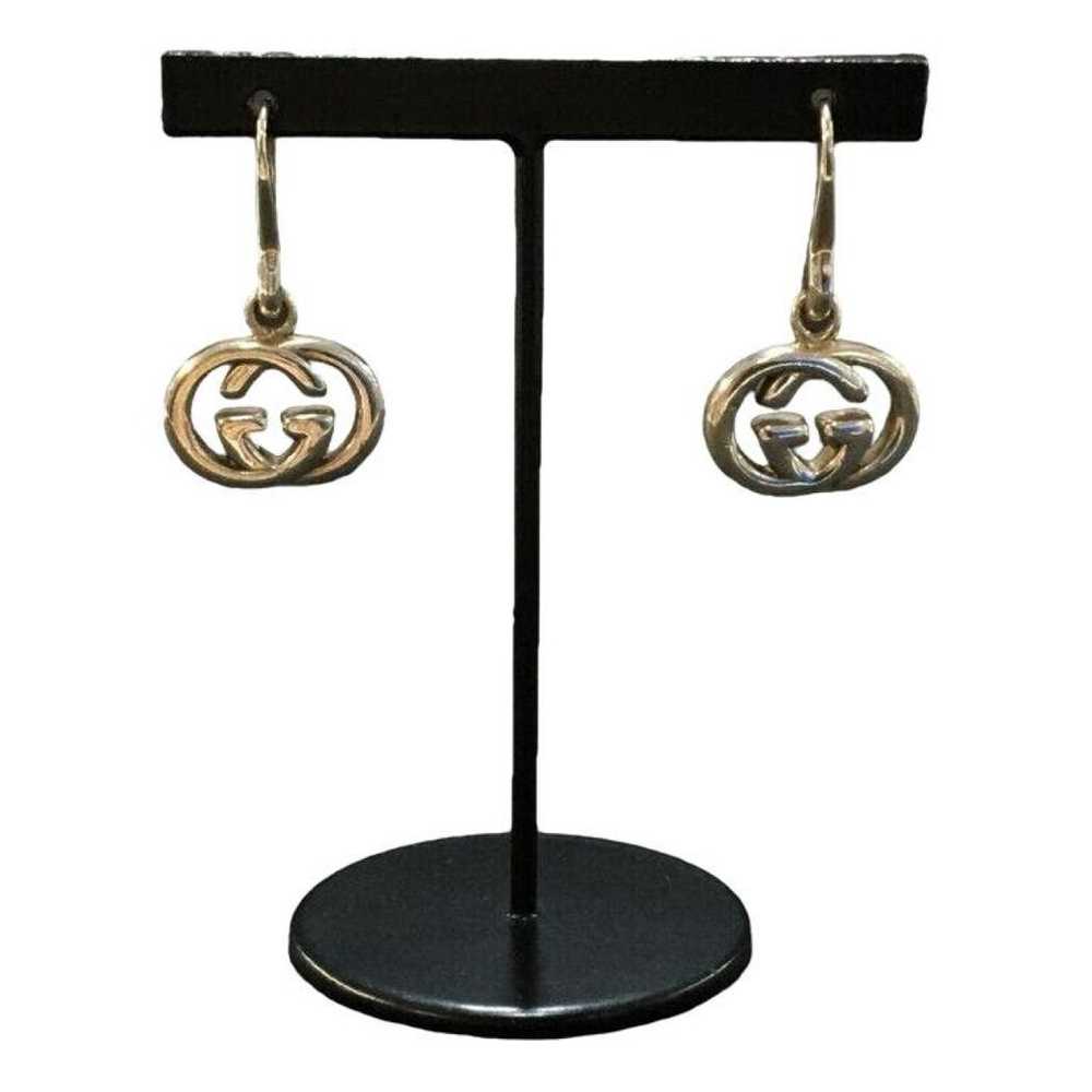 Gucci Gg Running silver earrings - image 2