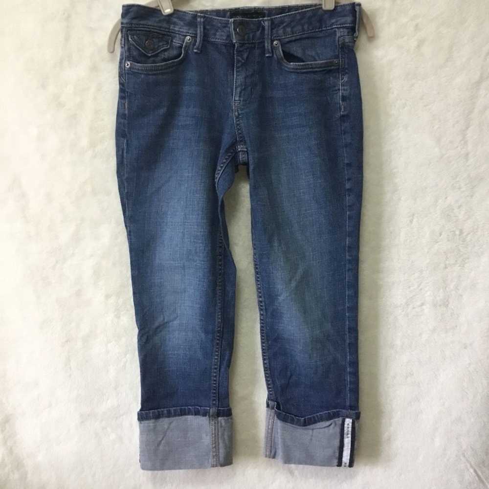 Banana Republic Banana Republic Blue Cuffed Jeans - image 2