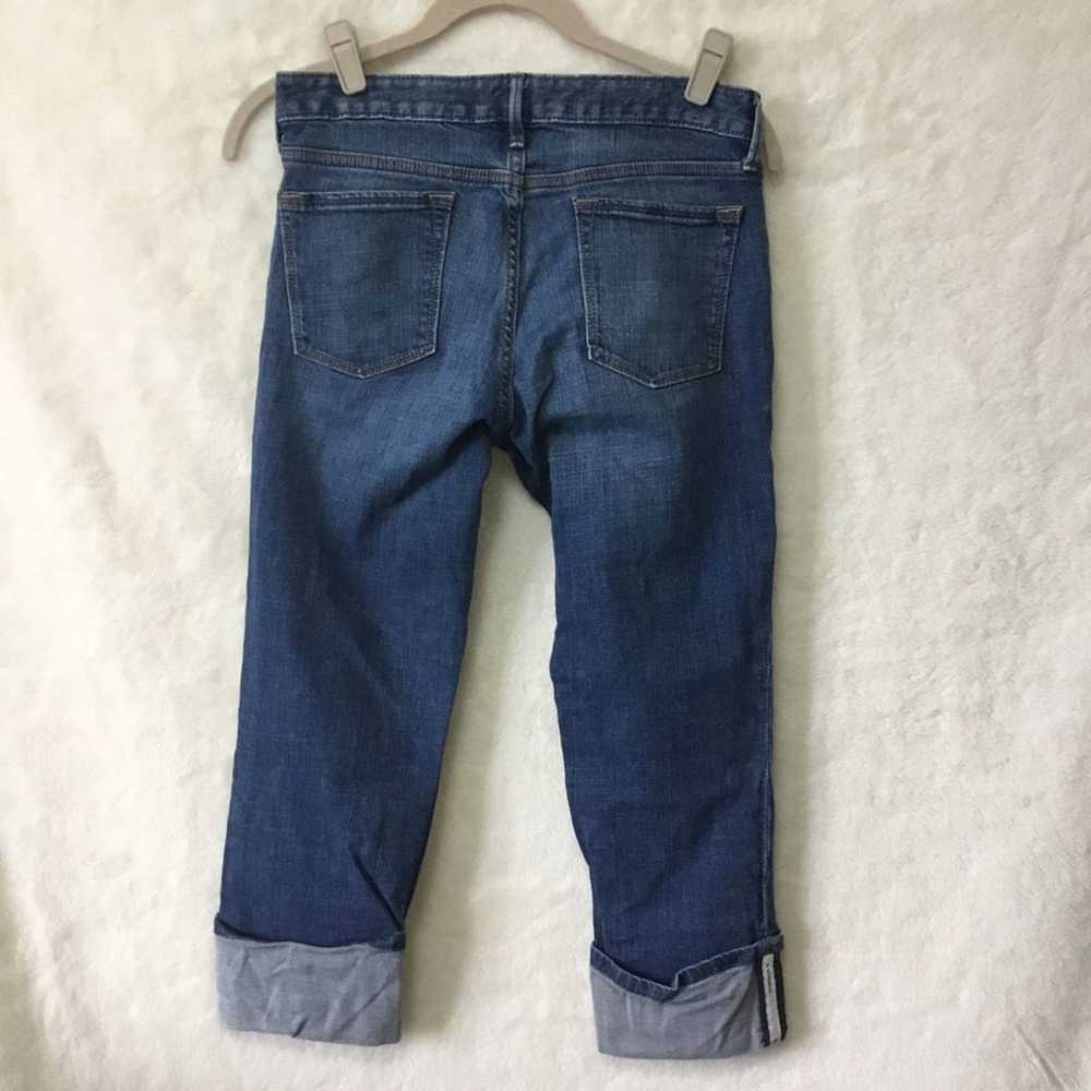 Banana Republic Banana Republic Blue Cuffed Jeans - image 6