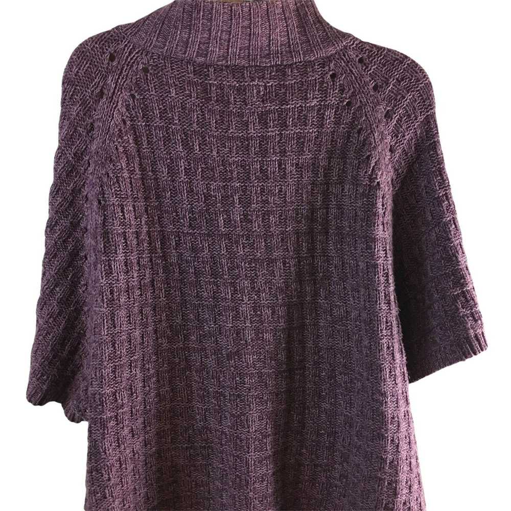 Sonoma Sonoma Women's Winter Sweater Purple Butto… - image 4