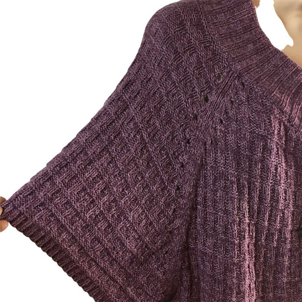 Sonoma Sonoma Women's Winter Sweater Purple Butto… - image 5