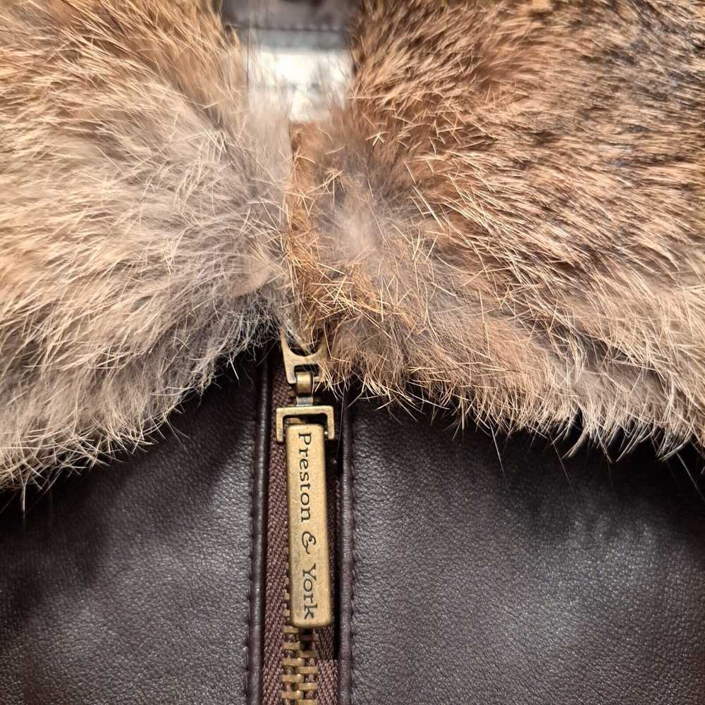 Preston & York Preston & York Brown LambSkin Leat… - image 11