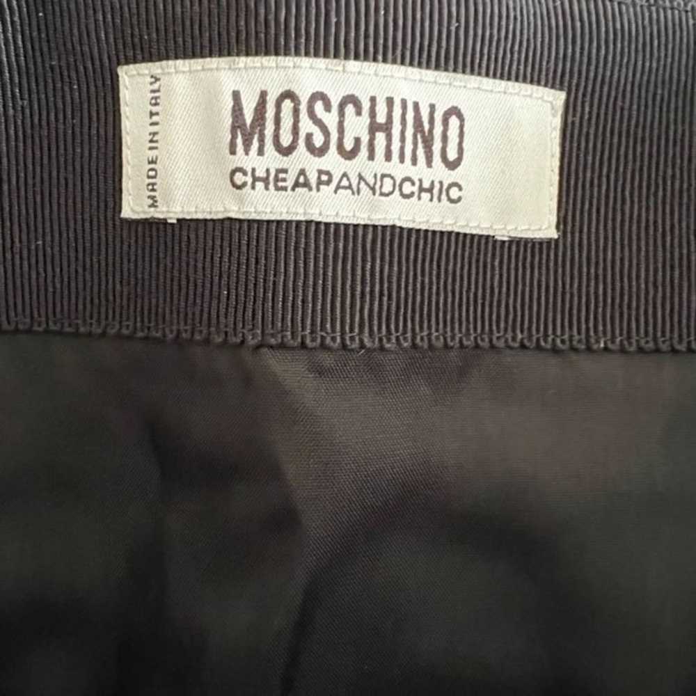 Moschino MOSCHINO CHEAP AND CHIC Dark Green Knee-… - image 9