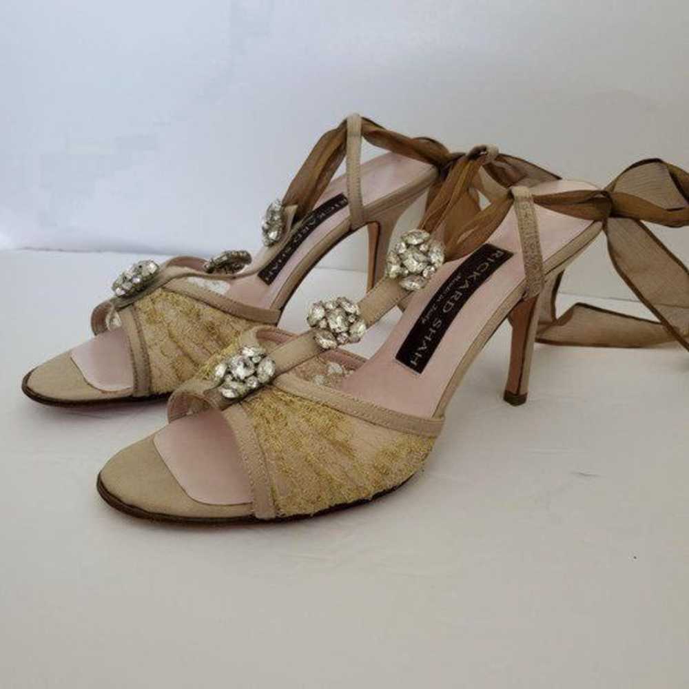 Other Rickard Shah Heels Sandals Shoes Rhinestone… - image 4