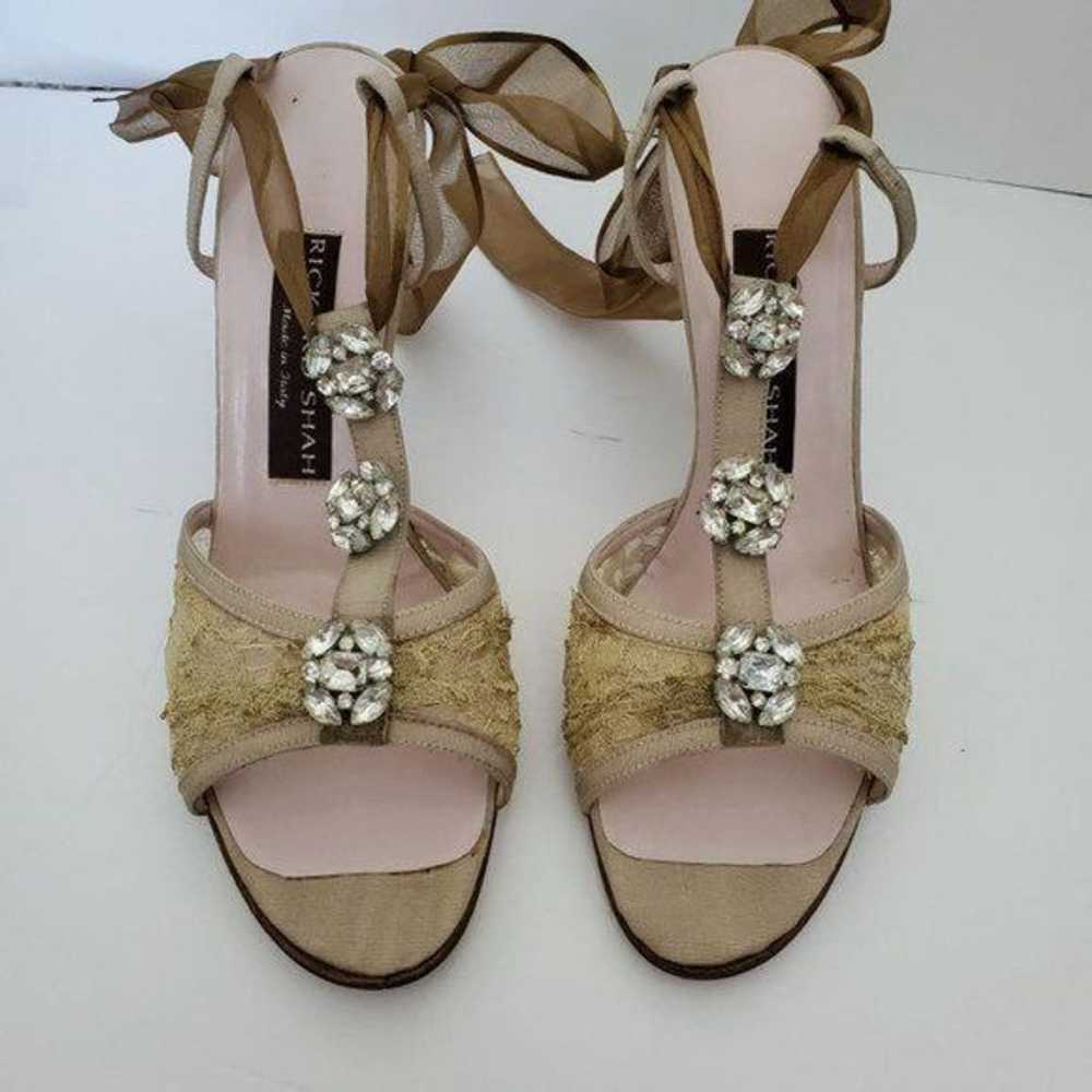 Other Rickard Shah Heels Sandals Shoes Rhinestone… - image 8