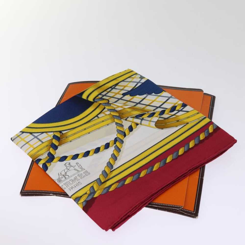 Hermes HERMES Carre 90 Scarf ""GRANDE TENUE"" Sil… - image 12